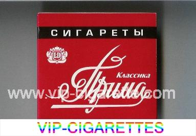 Prima LD Klassika red cigarettes wide flat hard box