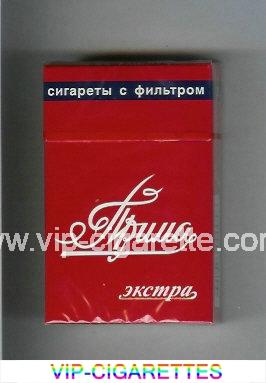 Prima Ekstra red cigarettes hard box