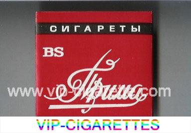 Prima BS red cigarettes wide flat hard box