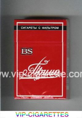 Prima BS red cigarettes hard box