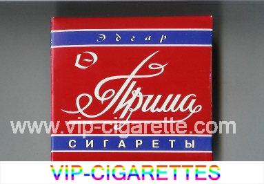 Prima Edgar Cigareti cigarettes wide flat hard box