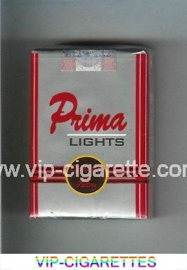 Prima Sigaretes ar Filtru Lights silver and red cigarettes soft box