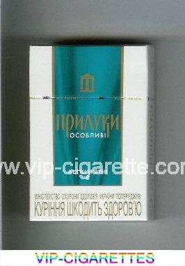Priluki Osoblivi Legki Myatni 8 cigarettes hard box