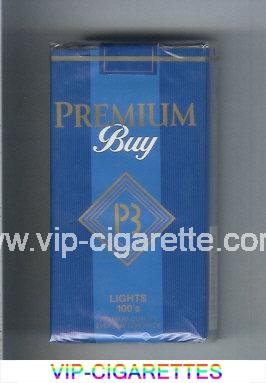 Premium Buy P3 Lights 100s cigarettes soft box