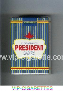 President Con FIltro Micro Day cigarettes soft box