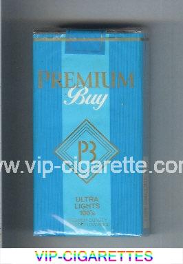 Premium Buy P3 Ultra Lights 100s cigarettes soft box