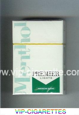 Premier Menthol Lights American Blend cigarettes hard box