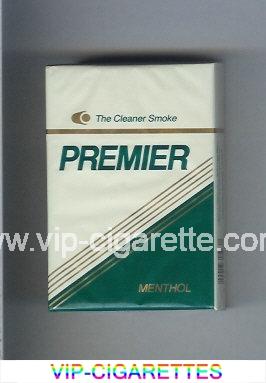 Premier Menthol cigarettes hard box