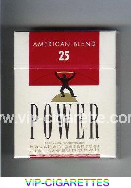 Power American Blend 25 cigarettes hard box