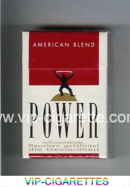Power American Blend cigarettes hard box