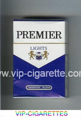 Premier Lights American Blend cigarettes hard box