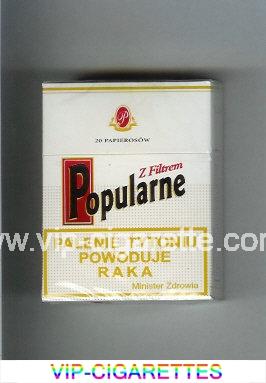 Popularne Z Filtrem white cigarettes hard box