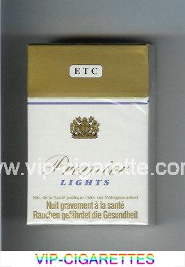 Premier Lights ETC cigarettes hard box