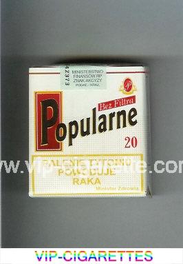 Popularne Bez Filtra white cigarettes soft box