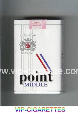 Point Middle King Size cigarettes soft box
