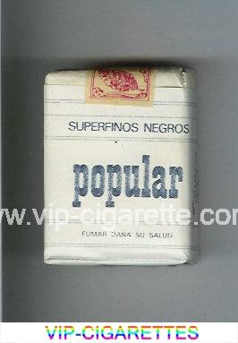 Popular Superfinos Negros white cigarettes soft box