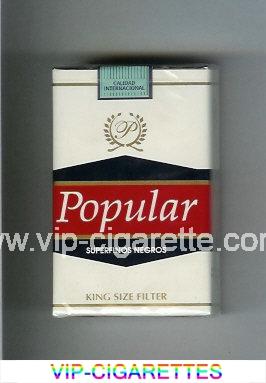 Popular Superfinos Negros white and red and black cigarettes soft box