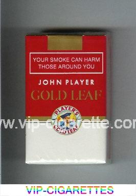 Player's Gold Leaf John Player red and white cigarettes soft box
