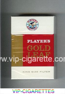 Player's Navy Cut Gold Leaf Navy Cut white and red and gold cigarettes hard box