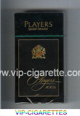 Players Special Menthol 100s cigarettes hard box