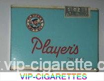 Player's Mild Plain 25 cigarettes wide flat hard box