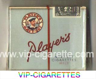 Player's Mild Navy Cut cigarettes hard box