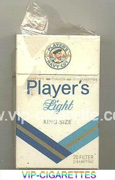 Player's Navy Cut Light cigarettes hard box