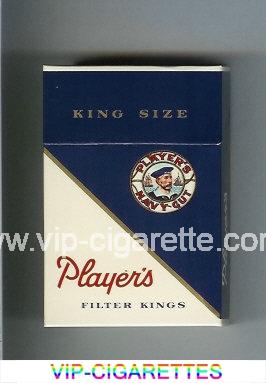 Player's Navy Cut Filter cigarettes blue and white hard box