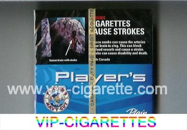 Player's Navy Cut cigarettes blue wide flat hard box