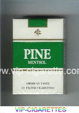 Pine Menthol American Taste cigarettes hard box