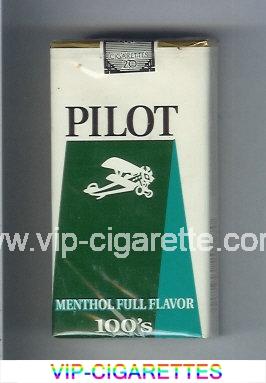 Pilot Menthol Full Flavor 100s cigarettes soft box