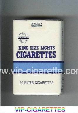 Plain Wrap Brand Lights cigarettes soft box