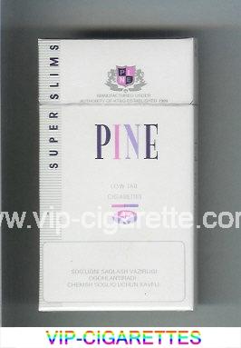 Pine Super Slims 100s cigarettes hard box
