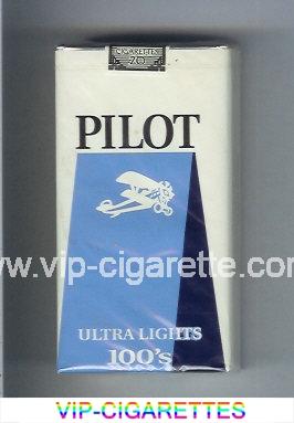 Pilot Ultra Lights 100s cigarettes soft box