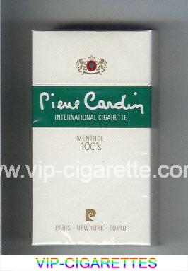 Pierre Cardin Menthol 100s cigarettes hard box