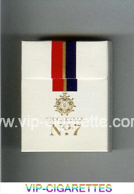 Piccadilly No 7 cigarettes hard box