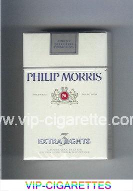 Philip Morris Extra Lights 3 cigarettes hard box