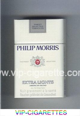 Philip Morris Extra Lights American Blend cigarettes hard box