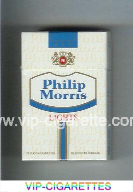 Philip Morris Lights cigarettes hard box