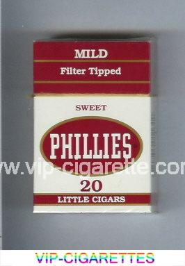 Phillies Mild Sweet Little Cigars cigarettes hard box
