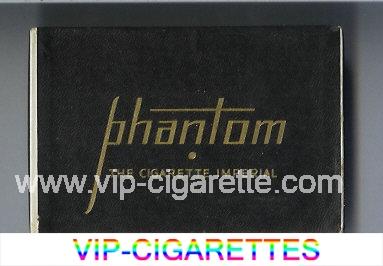 Phantom The Cigarette Imperial black cigarettes wide flat hard box