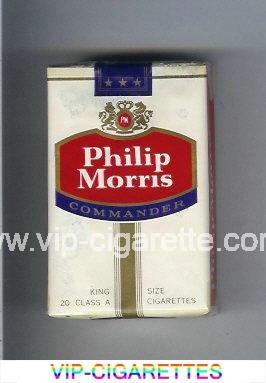 Philip Morris Commander cigarettes soft box
