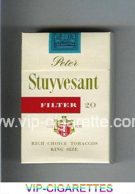 Peter Stuyvesant 1592 - 1672 Filter cigarettes hard box
