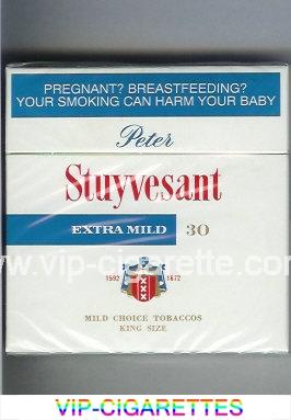 Peter Stuyvesant 1592 - 1672 Extra Mild 30 cigarettes hard box