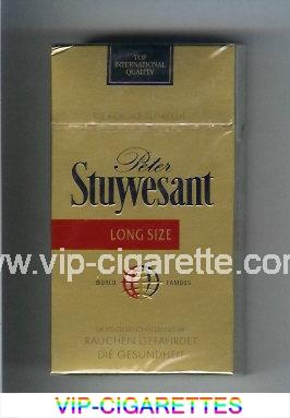 Peter Stuyvesant Long Size 100s gold cigarettes hard box