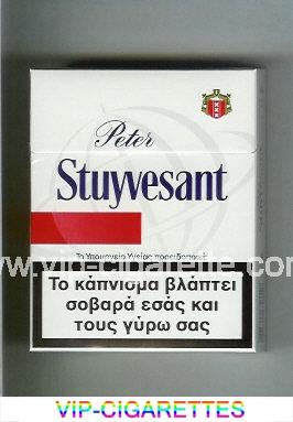 Peter Stuyvesant 25 white and red cigarettes hard box