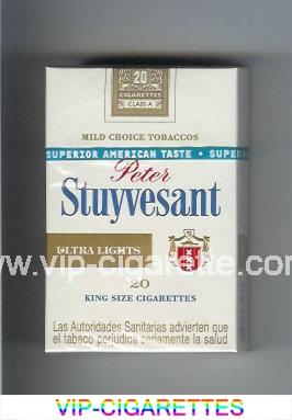 Peter Stuyvesant Ultra Lights cigarettes hard box