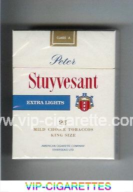 Peter Stuyvesant Extra Lights 25 King Size cigarettes hard box
