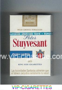 Peter Stuyvesant Extra Lights 20 King Size cigarettes hard box