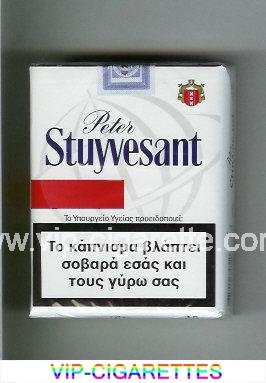 Peter Stuyvesant 25 white and red cigarettes soft box